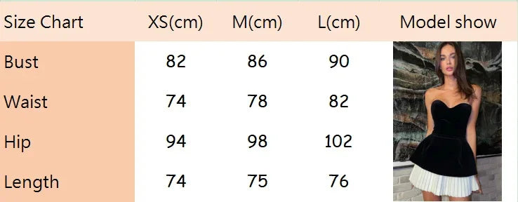 Sexy Strapless Velvet Patchwork Pleated Mini Dress Women Elegant Off Shoulder Backless Slim Vestidos Evening Party Gown
