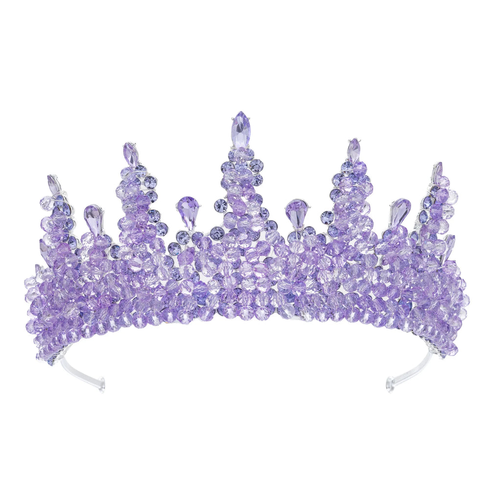 Baroque Queen Crowns For Women Crystal Princess Bridal Tiara Crown For Wedding Headpiece Paganrt Diadem Party Prom Hair Jewelry as picture 5