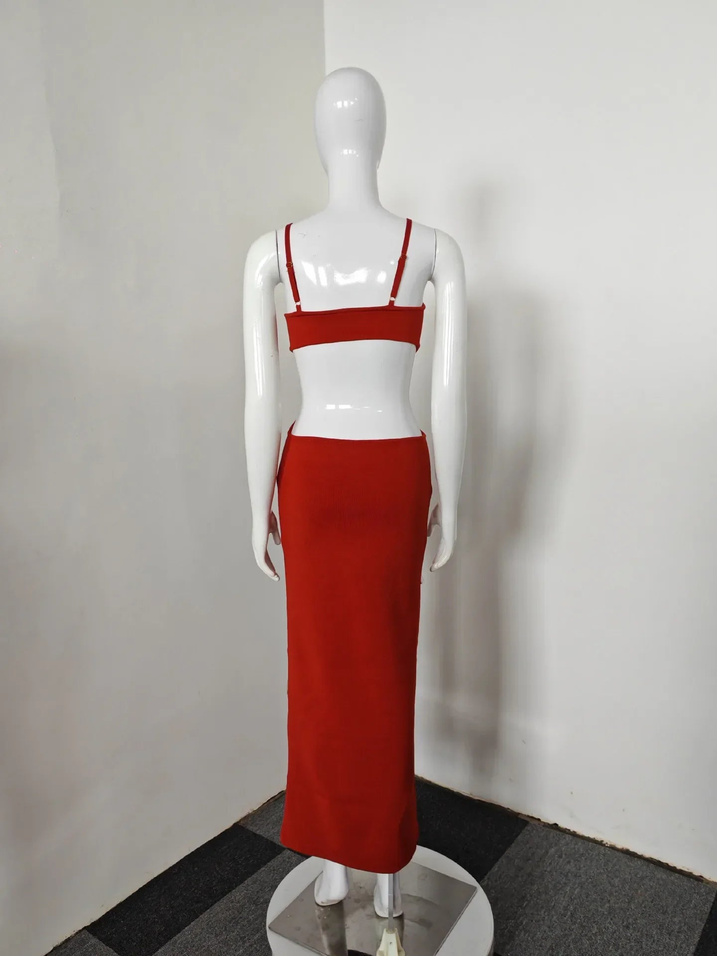 New Summer Women Sleeveless Sexy Strap V-Neck Bodycon Long Bandage Dress Celebrate Fashion Mermaid Evening Party Dress