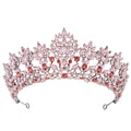 Princess Queen Crowns For Women Baroque Crystal Bridal Tiara Crown For Wedding Bride Headdress Party Prom Hair Jewelry Headpiece as picture