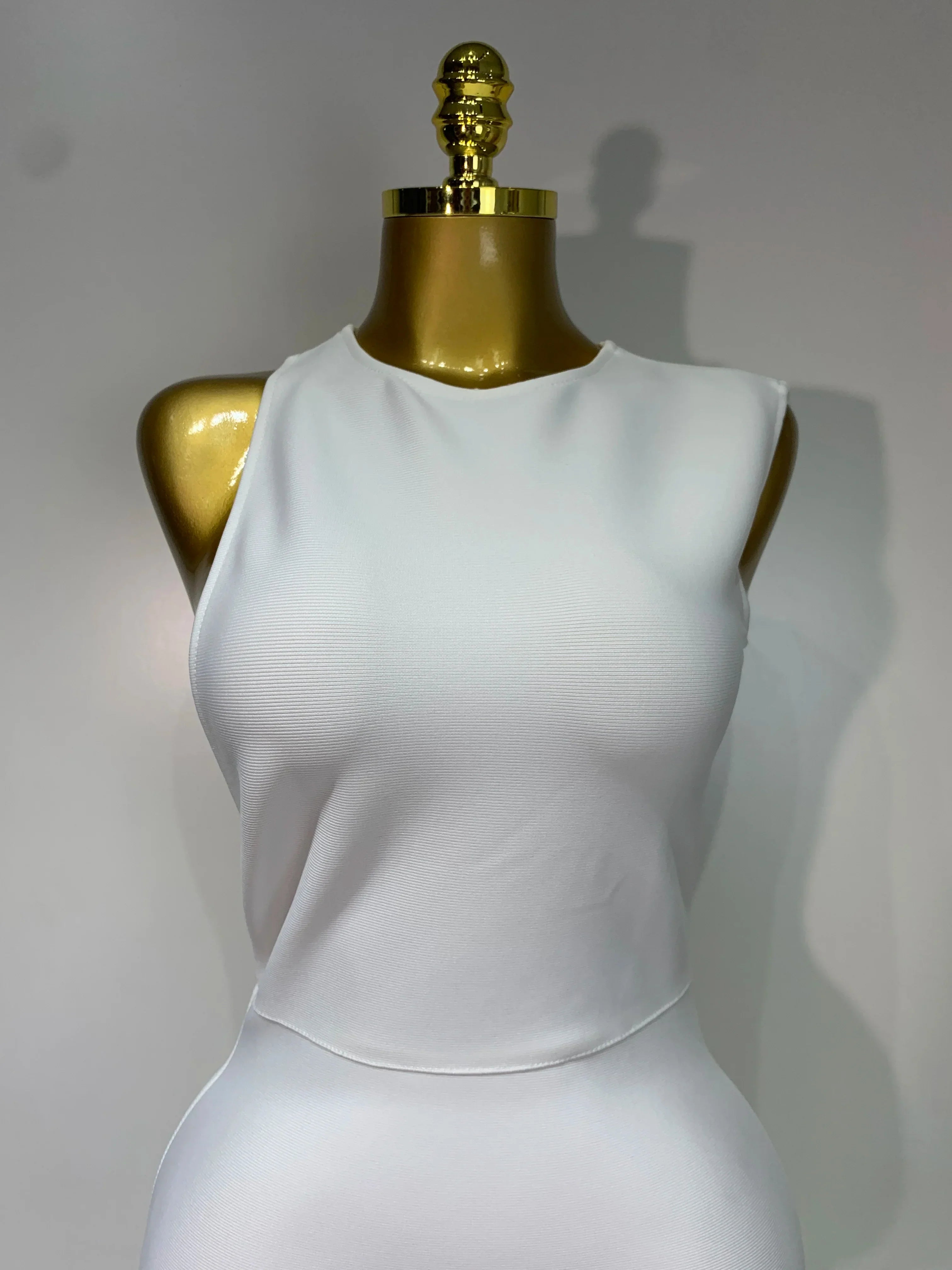 Women Sexy Sleeveless Backless Design Bodycon Bandage Dress Celebrity Elegant Evening Club Party Luxury Birthday Dresses