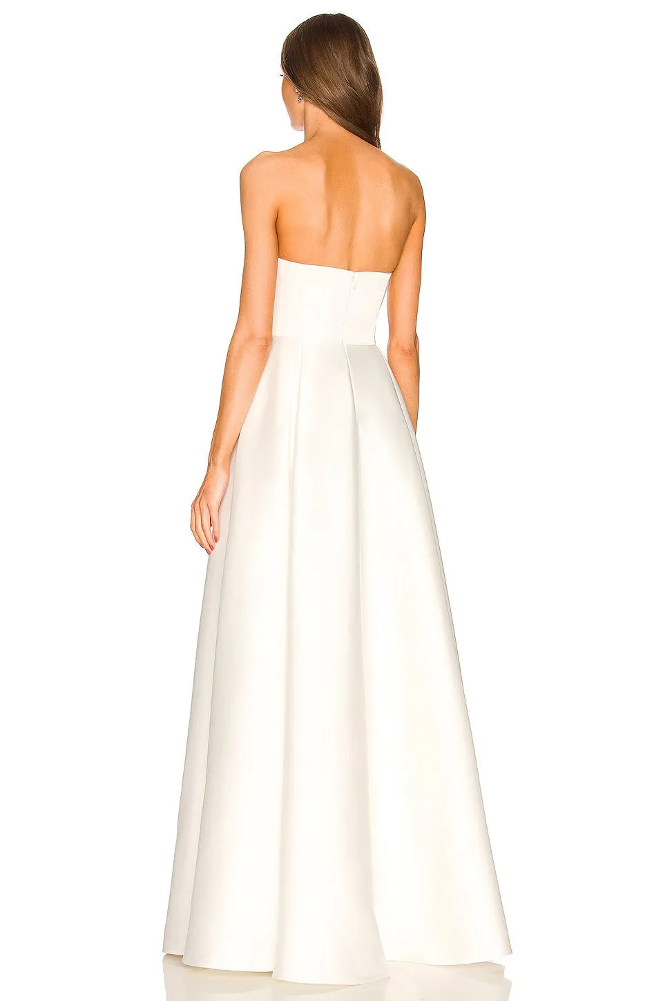 Wedding Dress Vestido De Novia Satin Bridal Gown Modern Sleeveless Bow Mermaid Court Train Princess