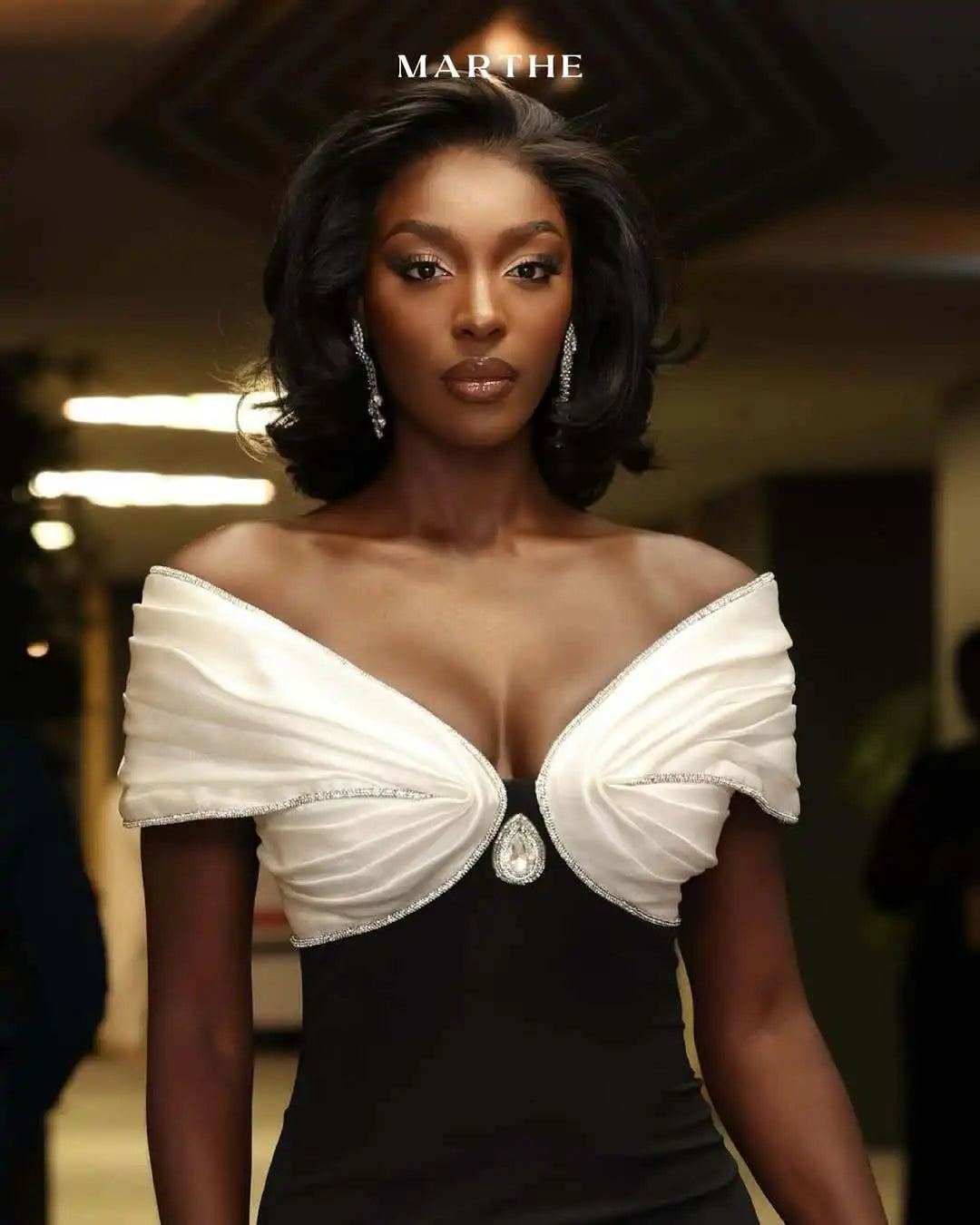 Arrival Women Sexy Strapless Puff Sleeve Off the Shoulder Bodycon Long Bandage Dress Cocktail Fashion Celebrate Evening Wear
