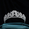 Princess Crowns For Women Girl Rhinestone Queen Bridal Tiara Crown For Wedding Bride Headdress Party Prom Hair Jewelry Diadem sliver