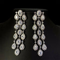 Bridal Hair Jewelry Crystal Zirconia Tiaras Crowns Zircon Rhinestones Headband Brides Pageant Prom Headpiece Wedding Accessories b
