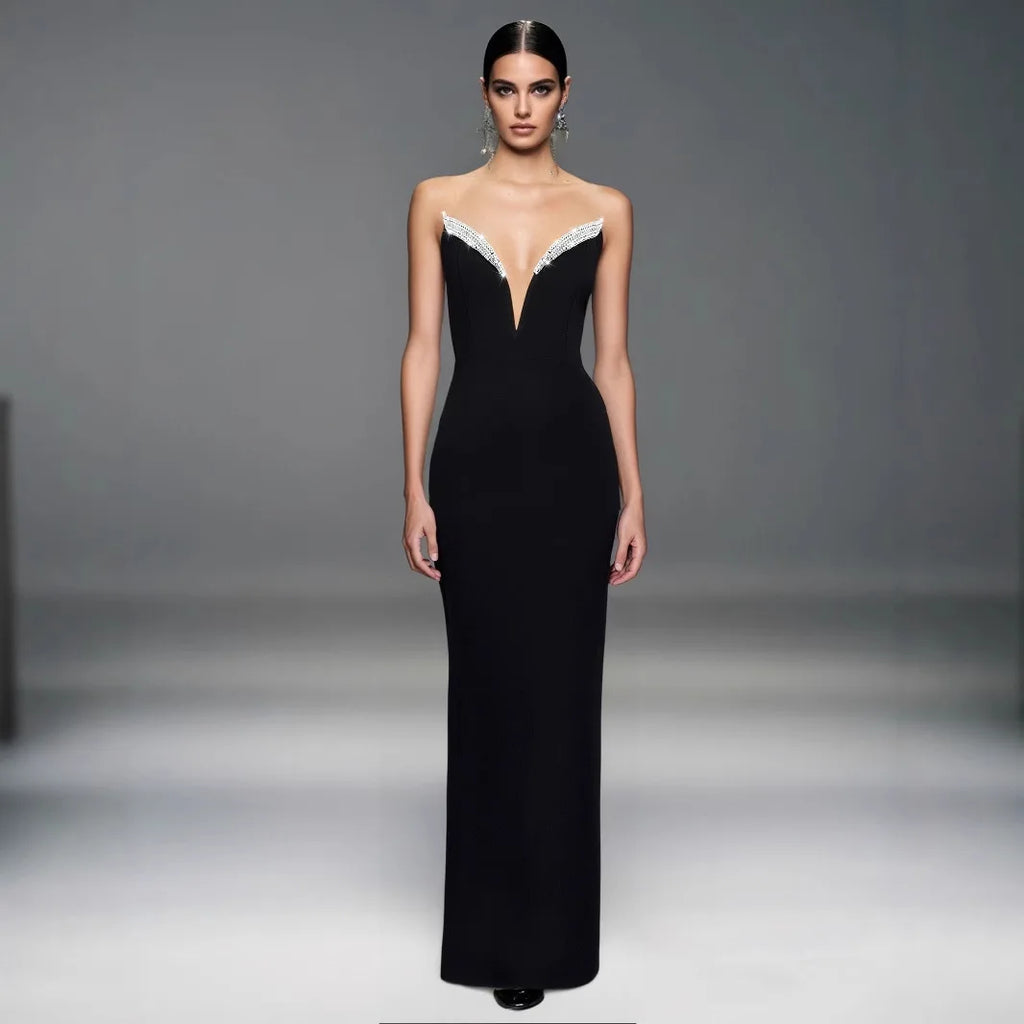 Arrival Women Sexy Off the Shoulder Bandage Bodycon Long Dress Elegant Evening Party Cocktail Fashion Birthday Dress