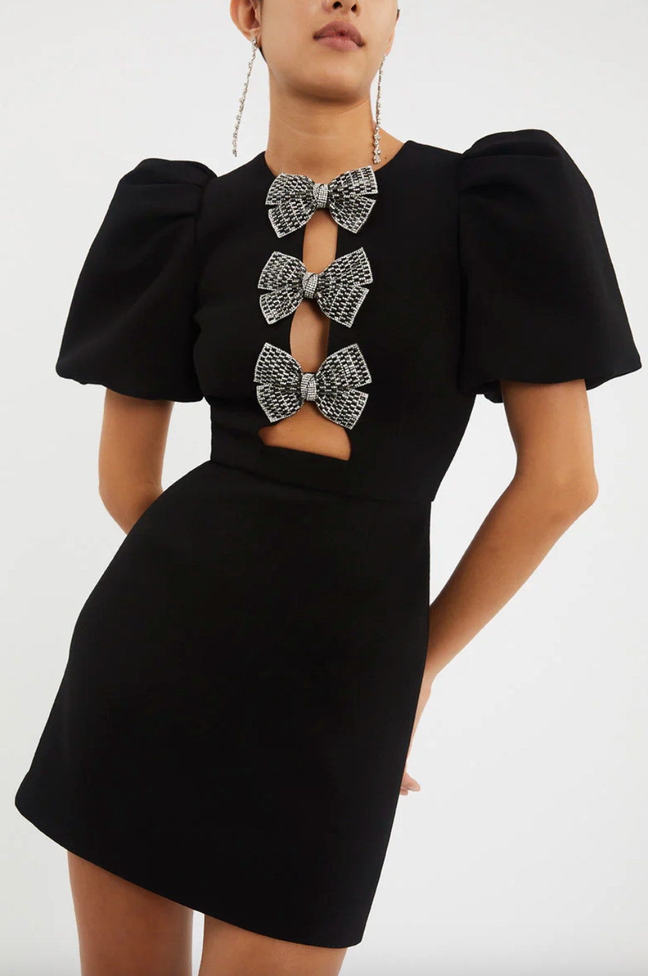 Nora Bow Mini Dress