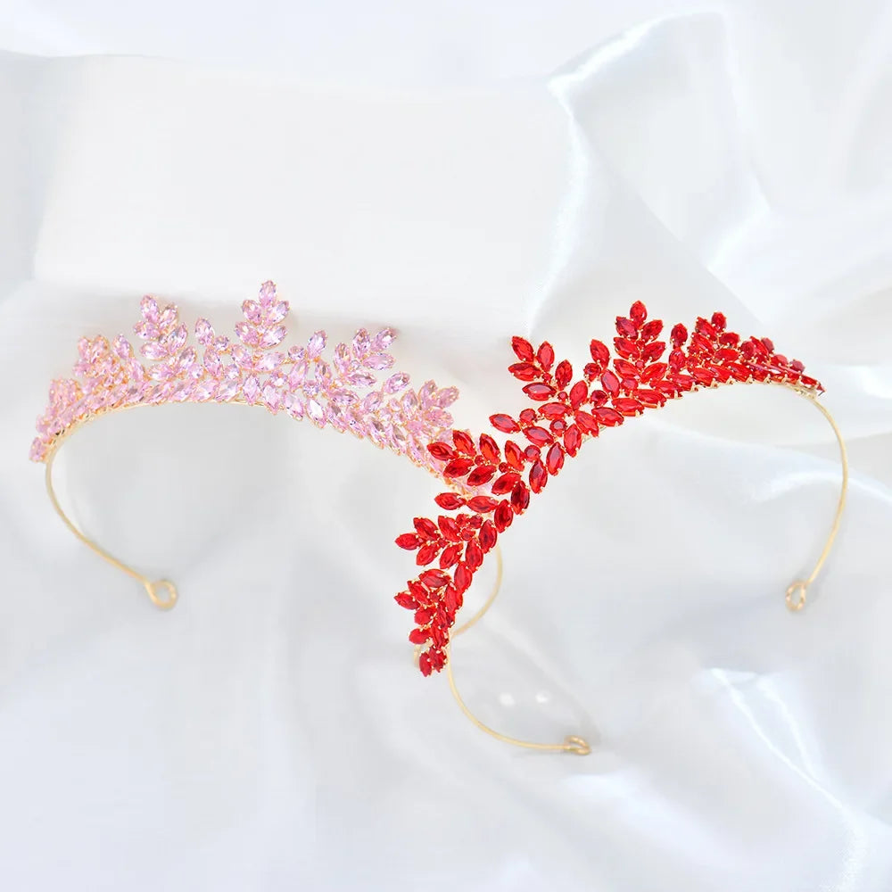 Crystal Crowns For Women Girl Princess Bridal Tiara Crown Wedding Hair Accessories 15 Years Birthday Party Diadem Prom Headpiece
