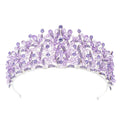 Crystal Crowns For Women Princess Queen Bridal Tiara Crown For Wedding Bride Headpieces Pageant Party Prom Hair Jewelry Diadem as picture