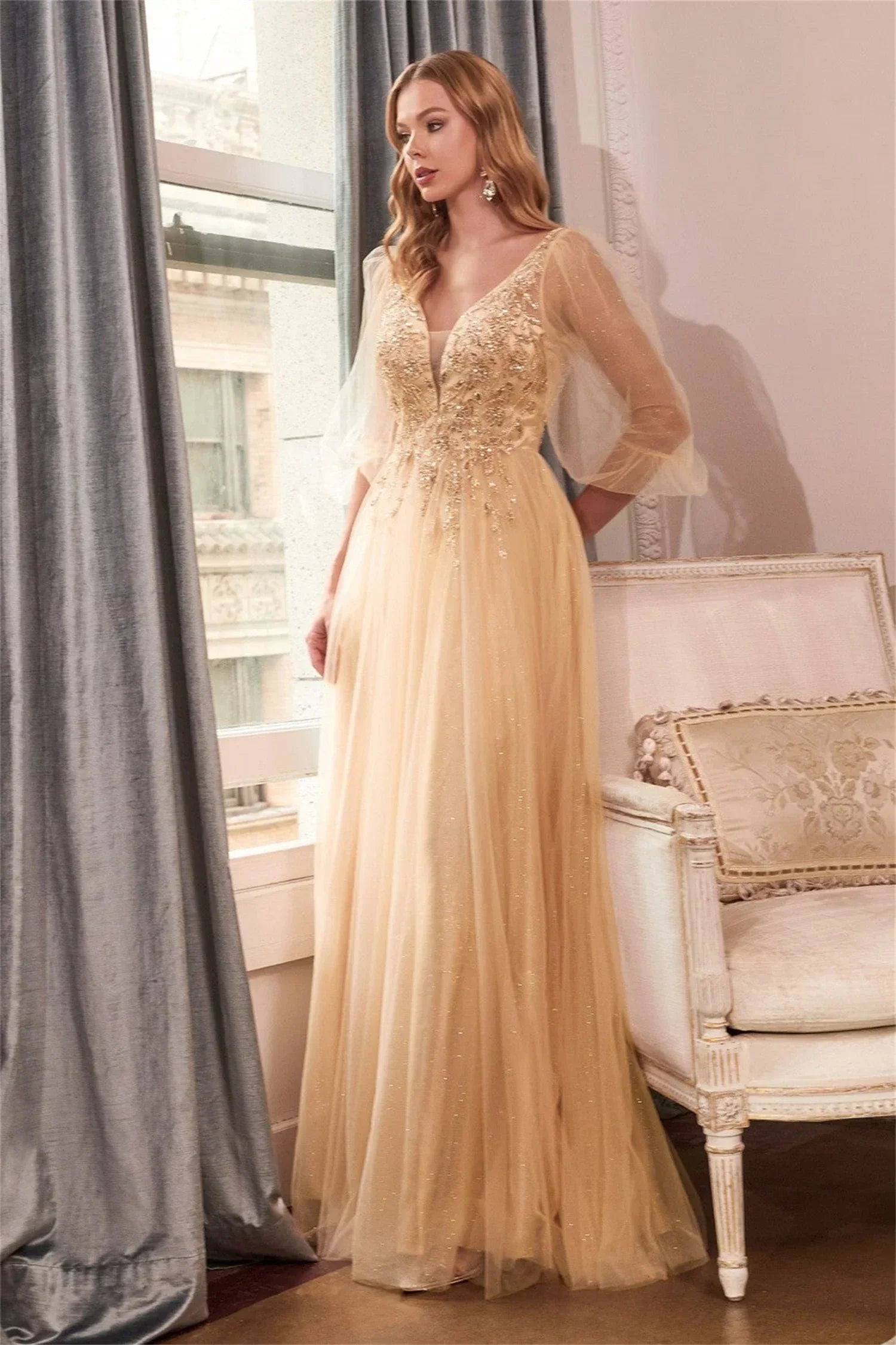 Elegant Party Dresses for Women Luxury Evening Dress Elegant Long Wedding Guest Dress Dresses Robe Prom Customized champagne