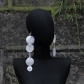 Long Shell Bridal Veil Earrings Lace Wedding Veils For Evening Dinner Party Dress Women Gift Hair Accessories Brides Jewelry 1