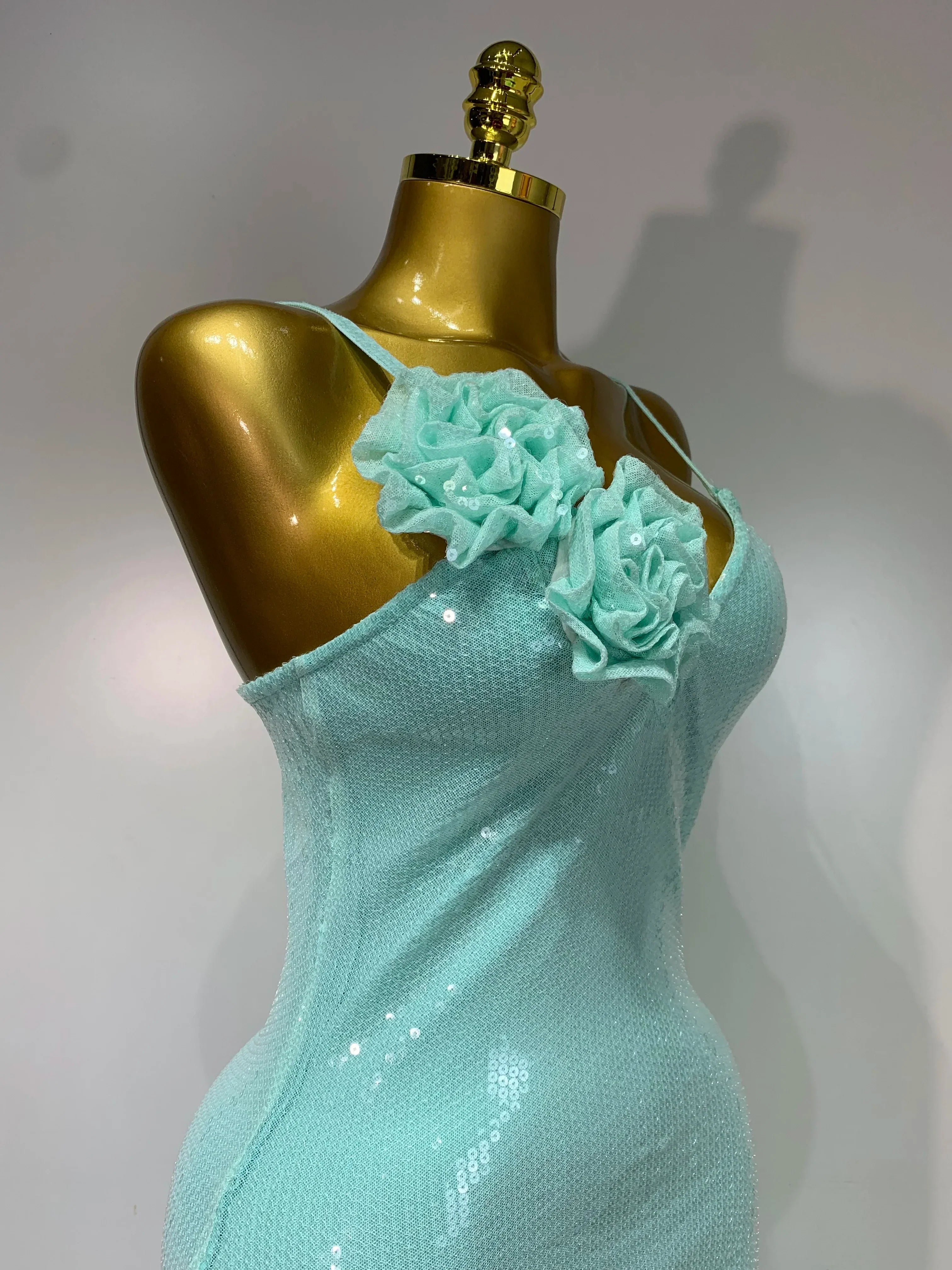 Women Sexy Sling V Neck Appliques Sequines Glitter Bodycon Long Dresses  Luxury Birthday Party Celebrity Evening Prom Gown