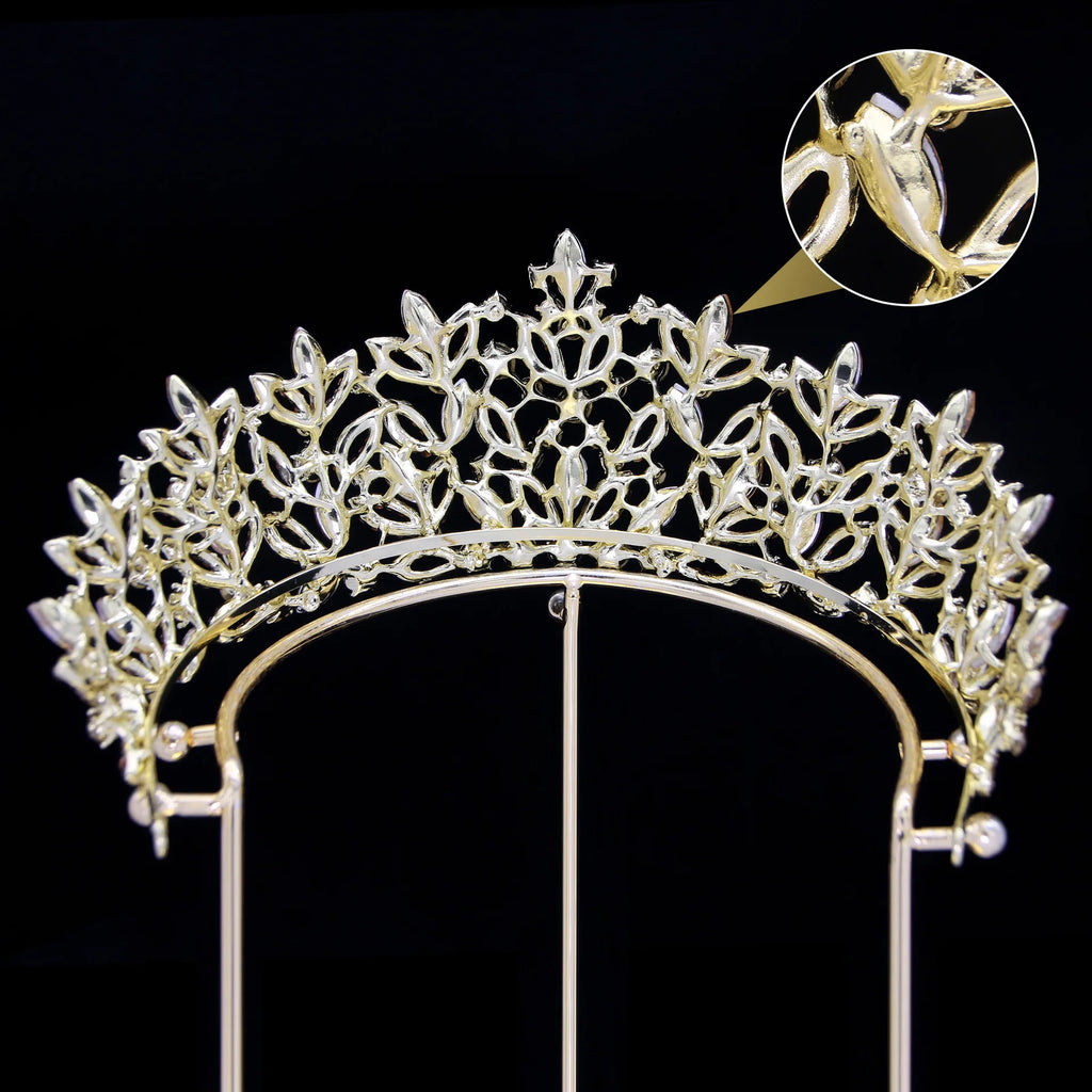 Crystal Crowns For Queen Princess Bridal Tiara Crown For Wedding Hair Accessories Women Crown for Pageant Bride Prom Headpieces