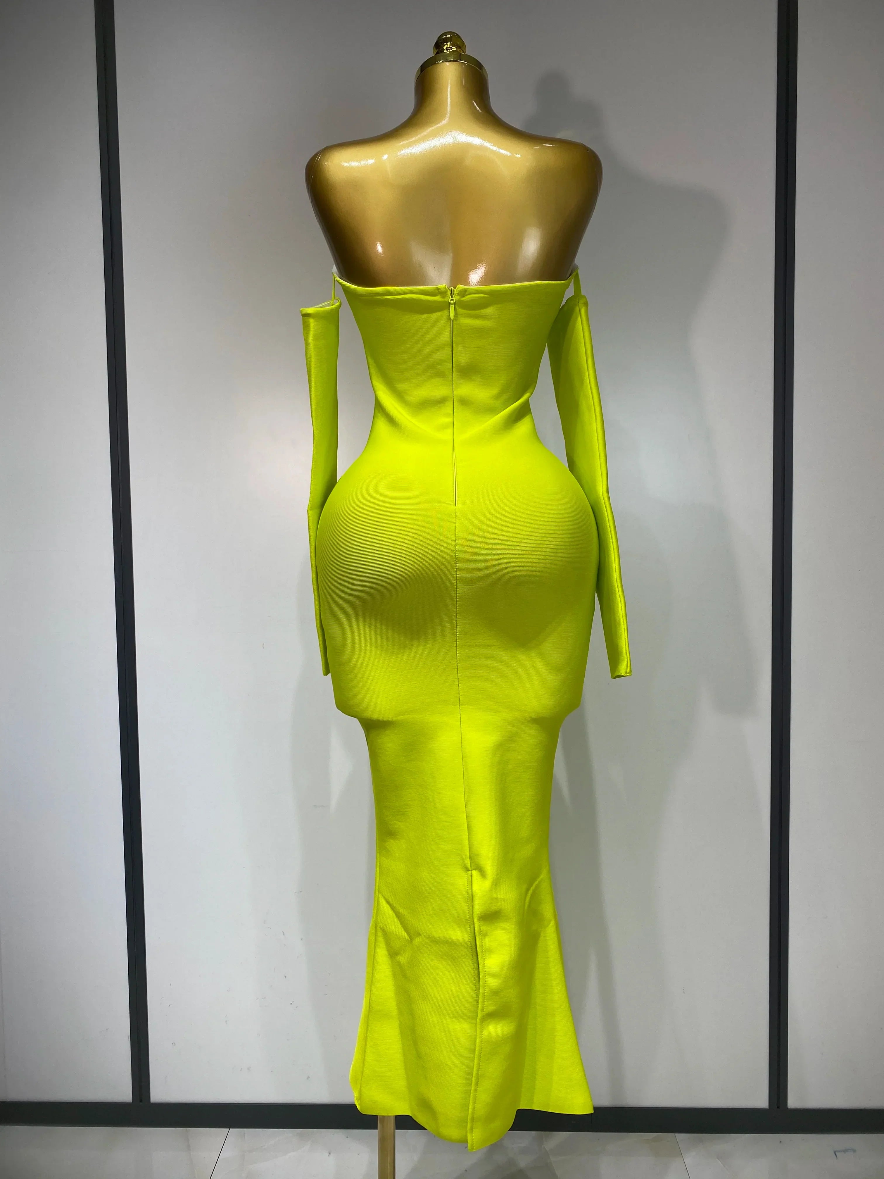 WomenSexy Off Shoulder Luxury Diamonds Long Bodycon Bandage Dress Celebrity Elegant Prom Gown Birthday Club Cocktail Dress