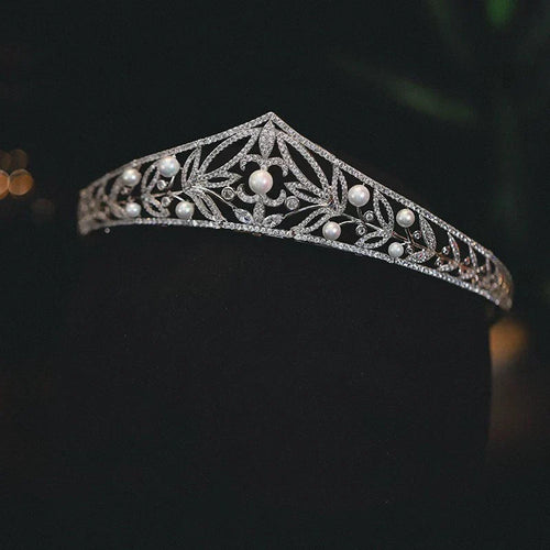 Bridal Hair Jewelry Cubic Zirconia Tiaras and Crowns AAA Zircon Diadem For Bride Women Pageant Prom Headband Wedding Accessories