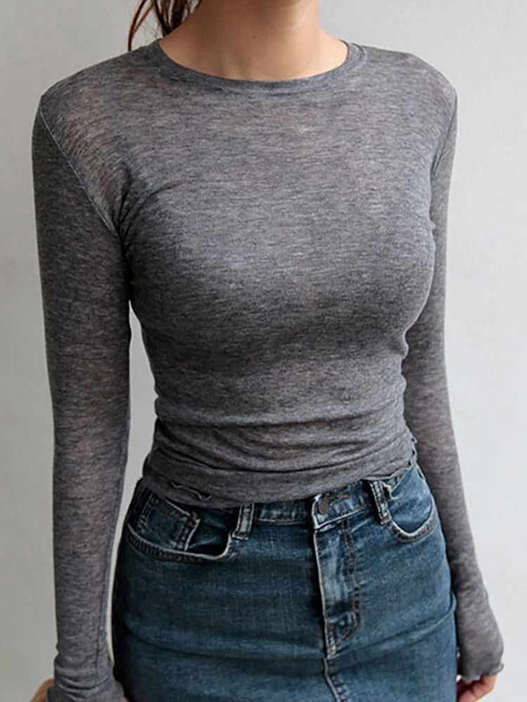 Slim High Quality Plain T Shirt