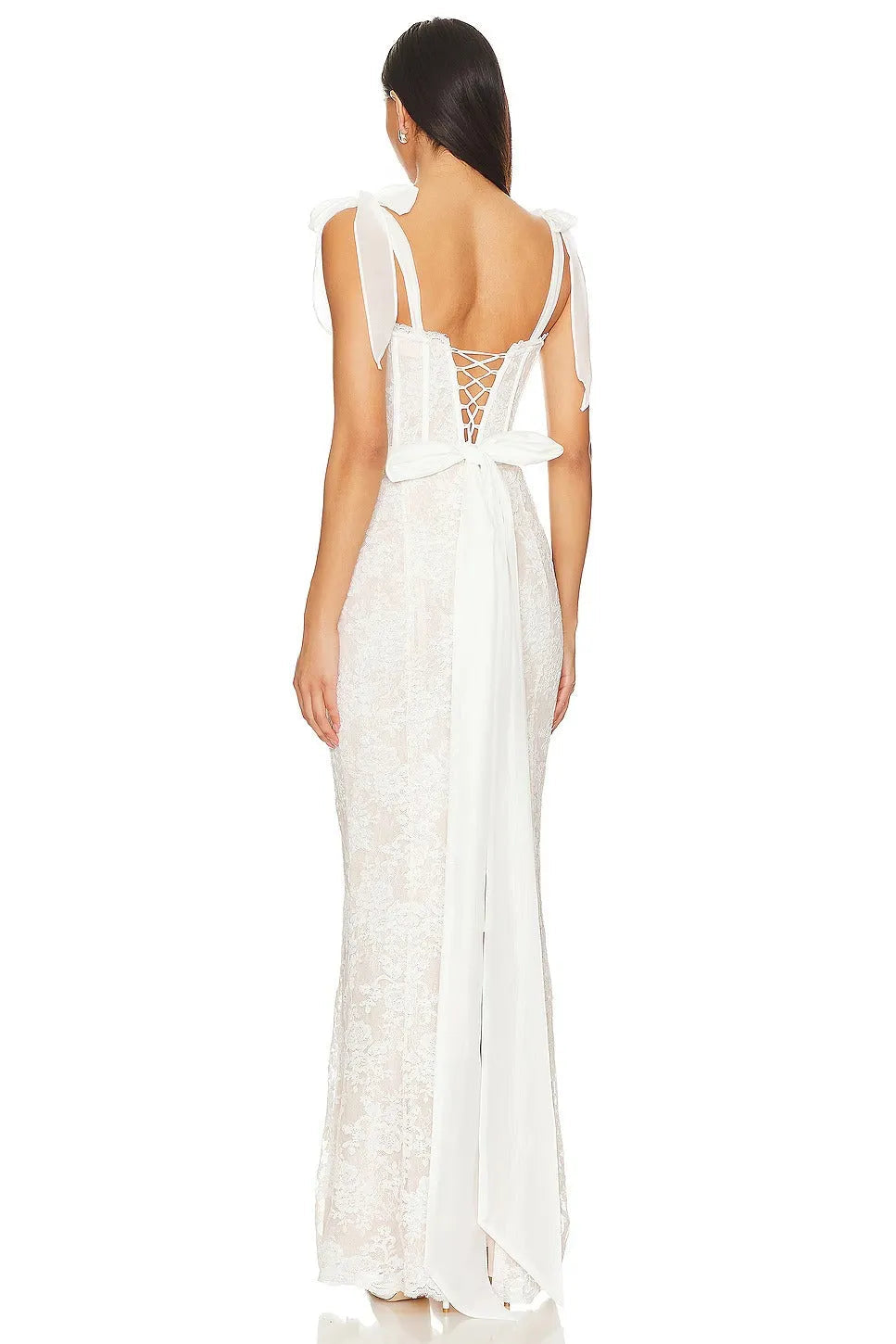 White Elegant Mermaid Vestido De Novia Sleeveless Satin Wedding Dress Modern Bow Court Train Princess Bridal Gown