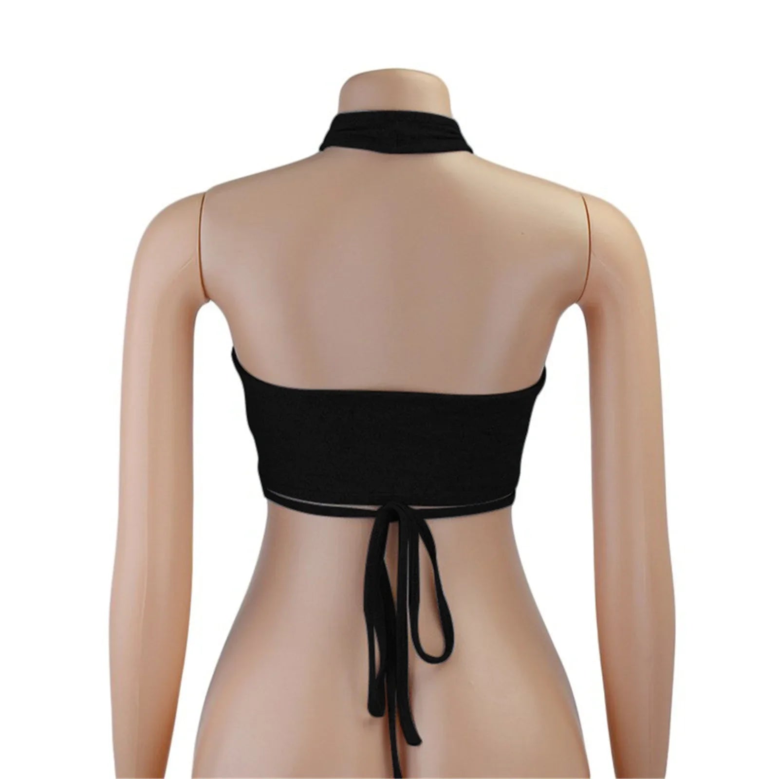 2024 Cross Halter Neck Hollow Out Camisole