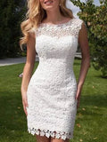 Round Neck Lace Backless Wedding Dress Princess White Bridal Gowns Vestido De Novia Modern Satin Mermaid Bow Satin Court Train Sleeves Bridal Gown