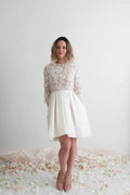 Silk and Lace Wedding Dress Satin Modern Princess Bridal Mermaid Vestido De Novia Gown Bow Satin Court Train