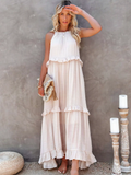 Megan | Elegant Ruffle Maxi Dress