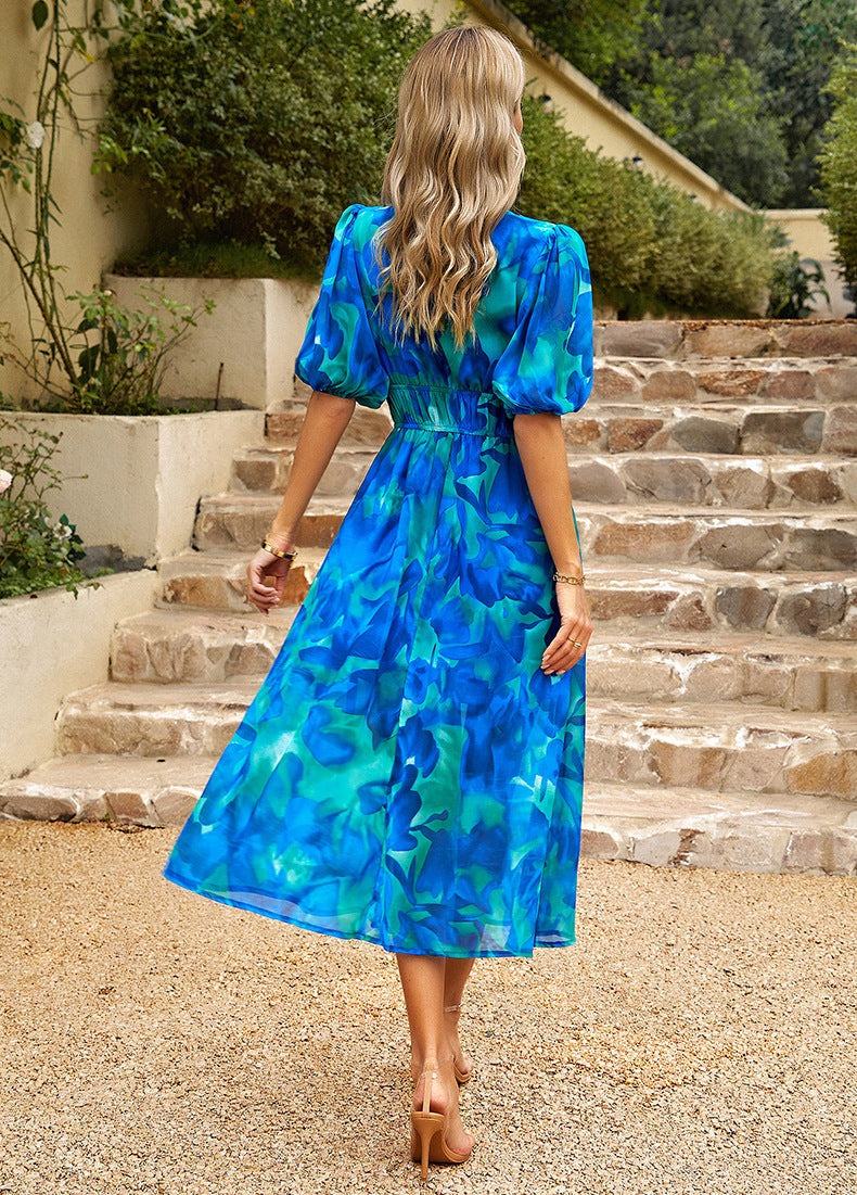 Lyrica Dress With V Neck