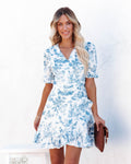 Mayflower Cotton Printed Wrap Dress