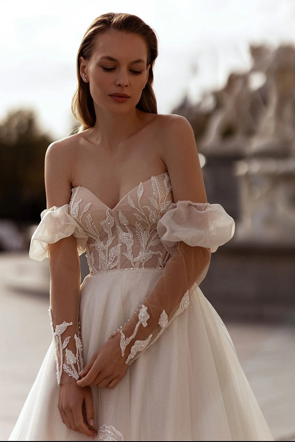 A Line Sexy Hollow Sleeveless Sweetheart Off Shoulder Bride Gowns Vestidos De Noche Fiesta