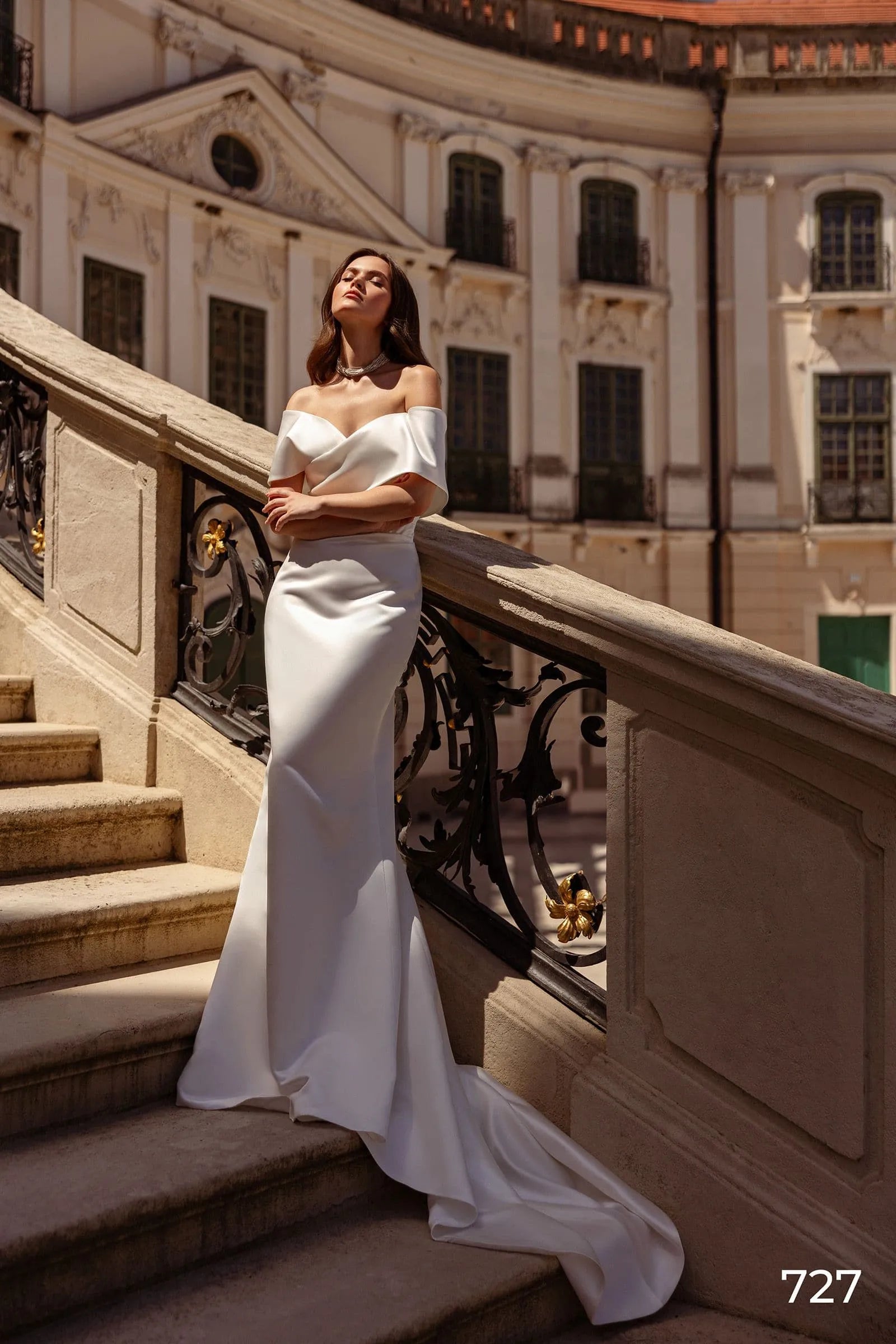 White Wedding Dress Sweetheart Satin Mermaid Off the Shoulder Bridal Gowns Custom Made Vestidos De Novia