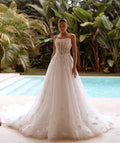 Square Neck Sexy Princess Style Wedding Dresses Sweetheart A-Line White Bridal Gowns Customized