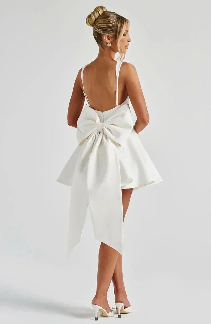 Estelle Bow Mini Dress