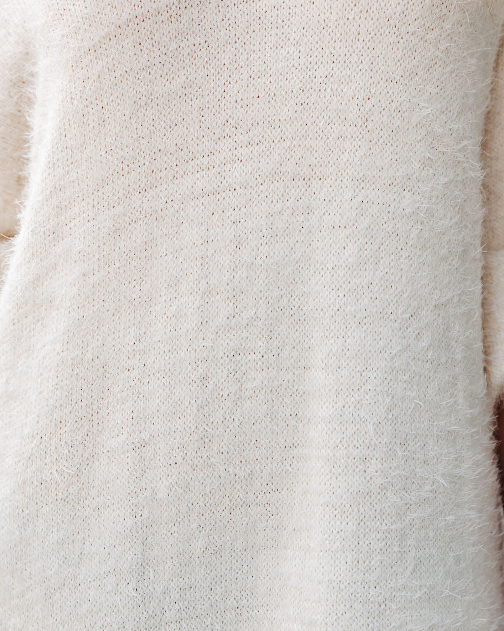 So In Love Knit Sweater Dress Ivory FINAL